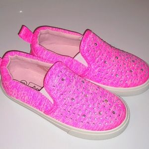 NWOT Toddler Slip On Pink Shoes Size 9